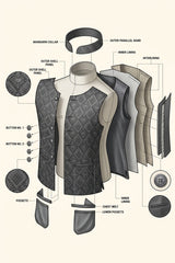 black waistcoat