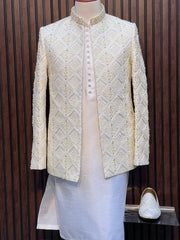Handmade Premium Embroidered Prince coat Set – 2 Piece | Custom Sizes & Colors Available